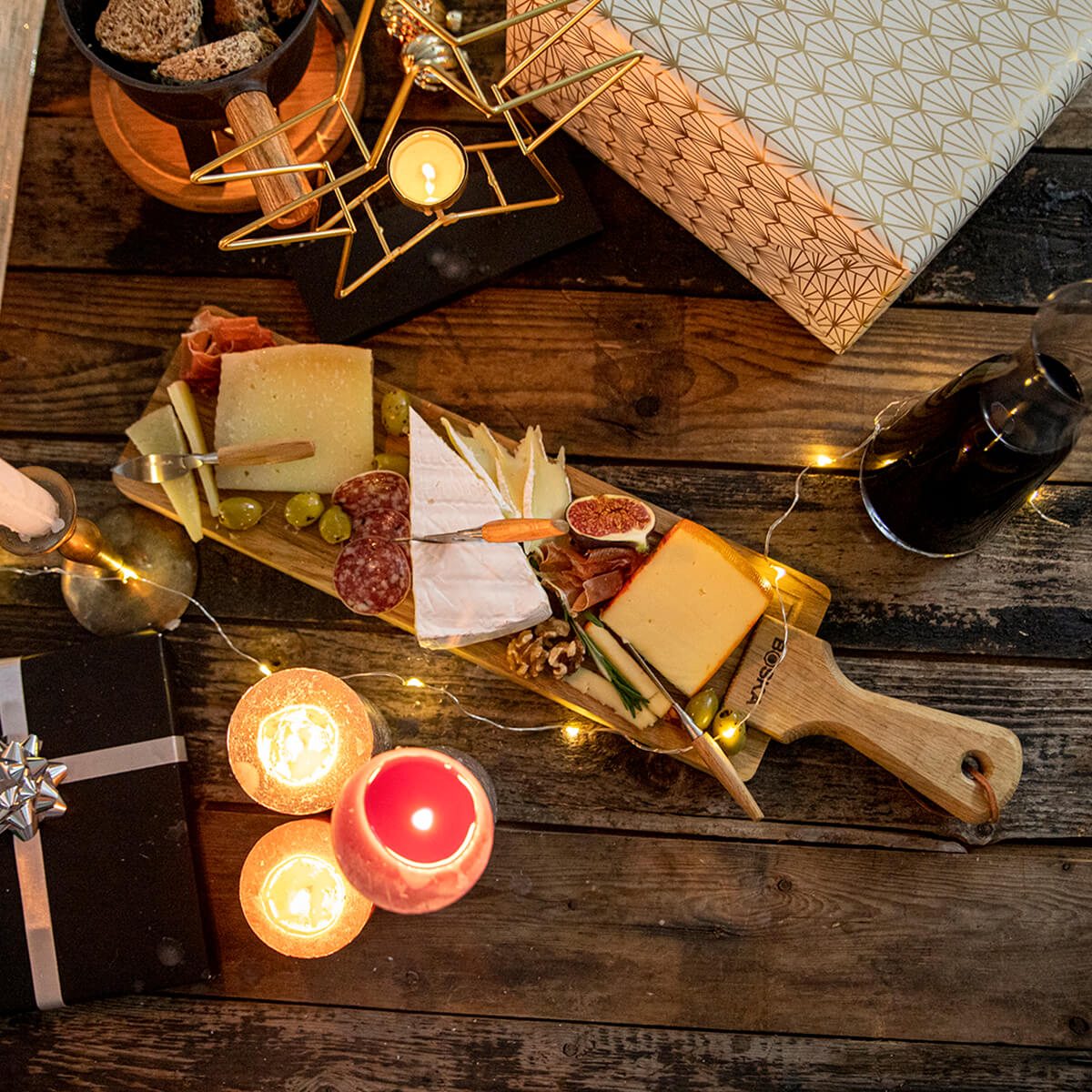 Boska Osteknivsett Friends - Med skjærebrett