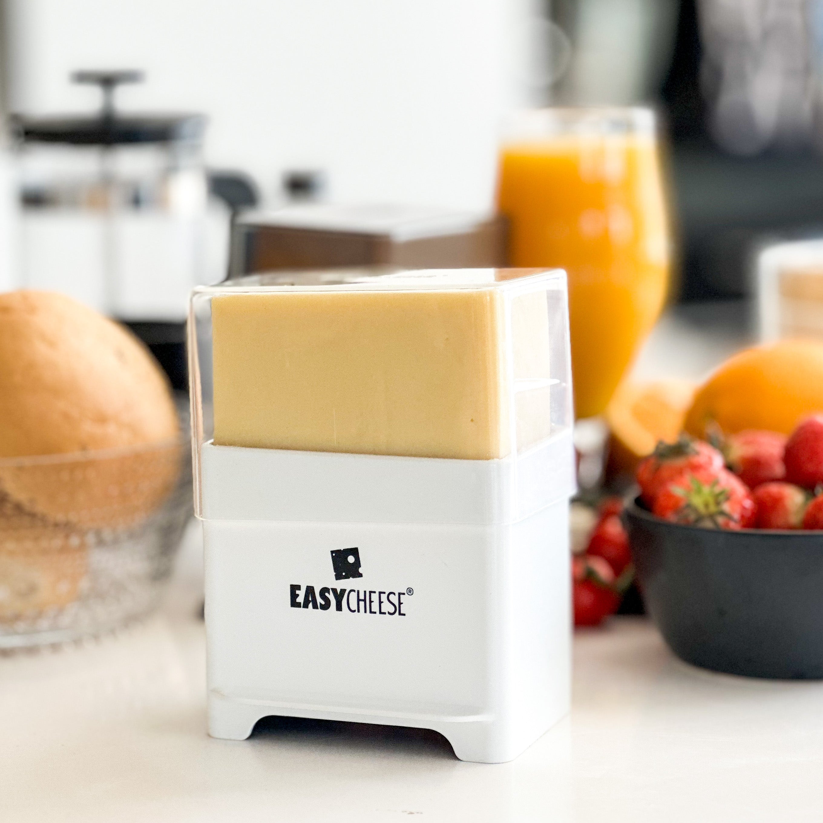 EasyCheese® Osteklokke Original - Hvit