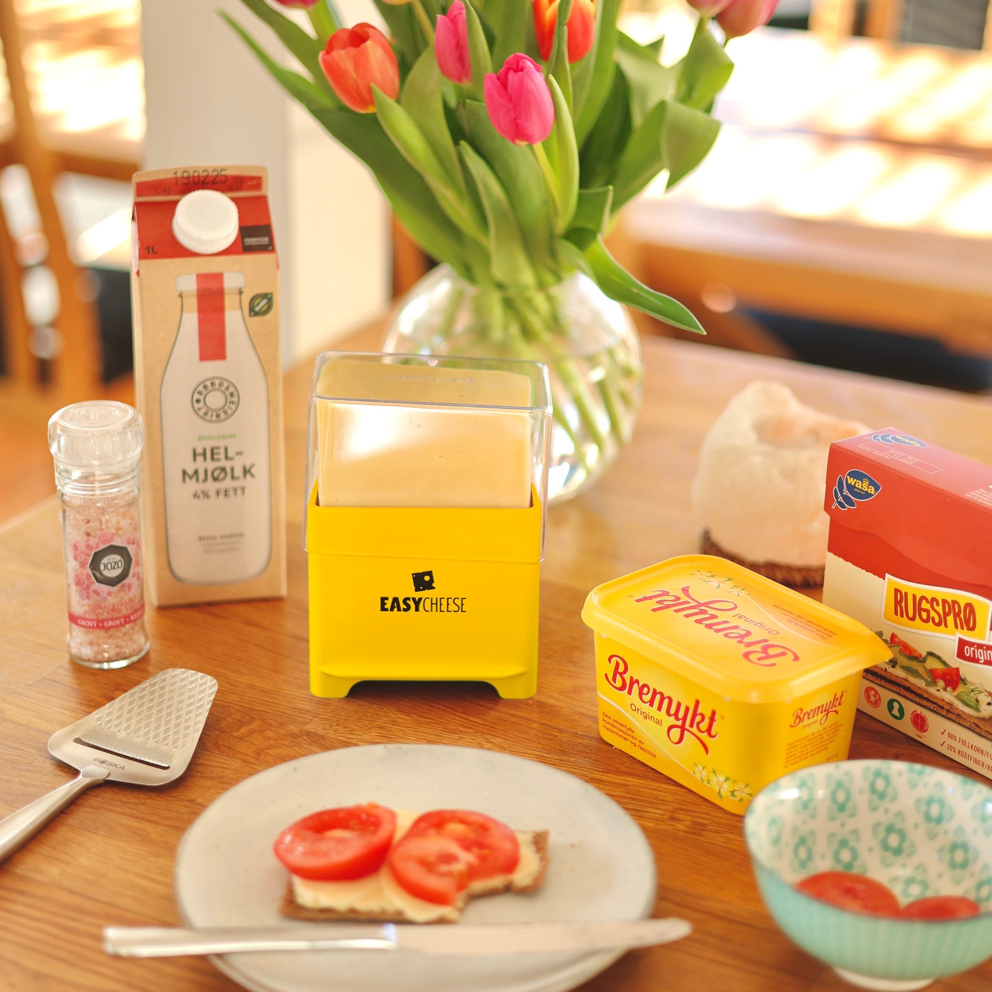EasyCheese® Osteklokke Original - Limited Edition Gul