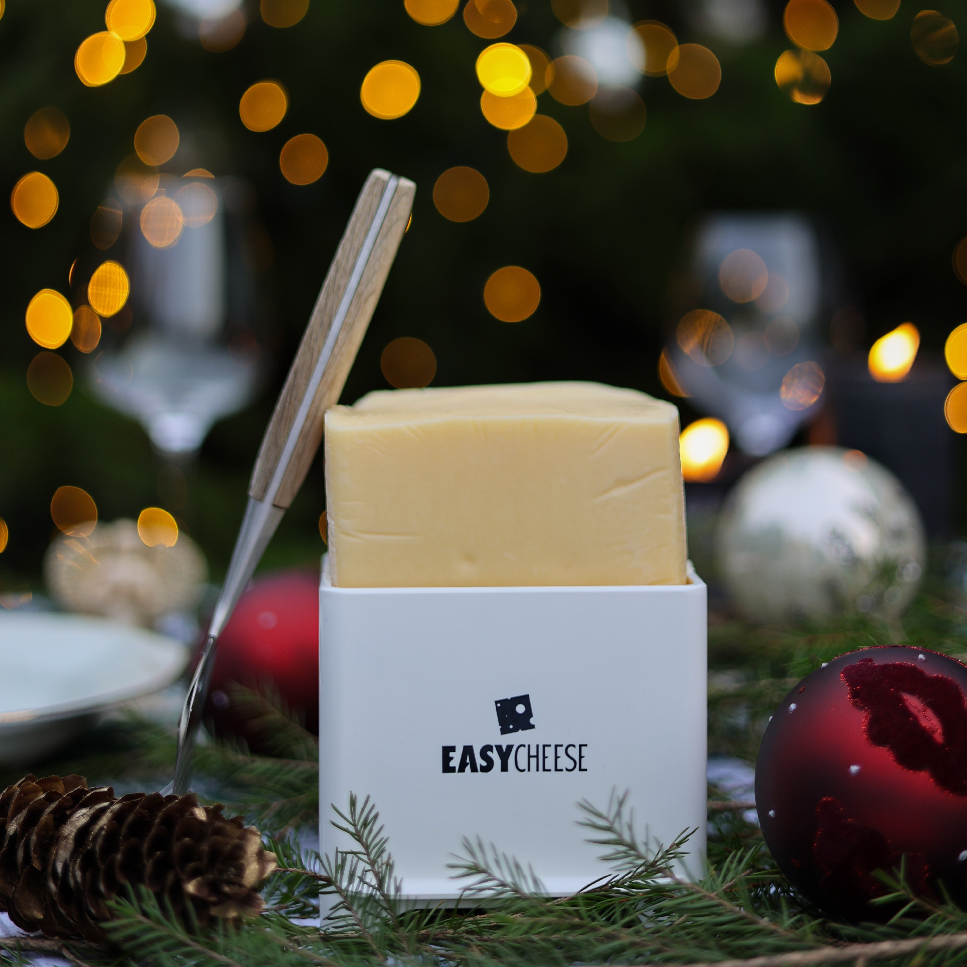 EasyCheese® Osteklokke Original - Hvit