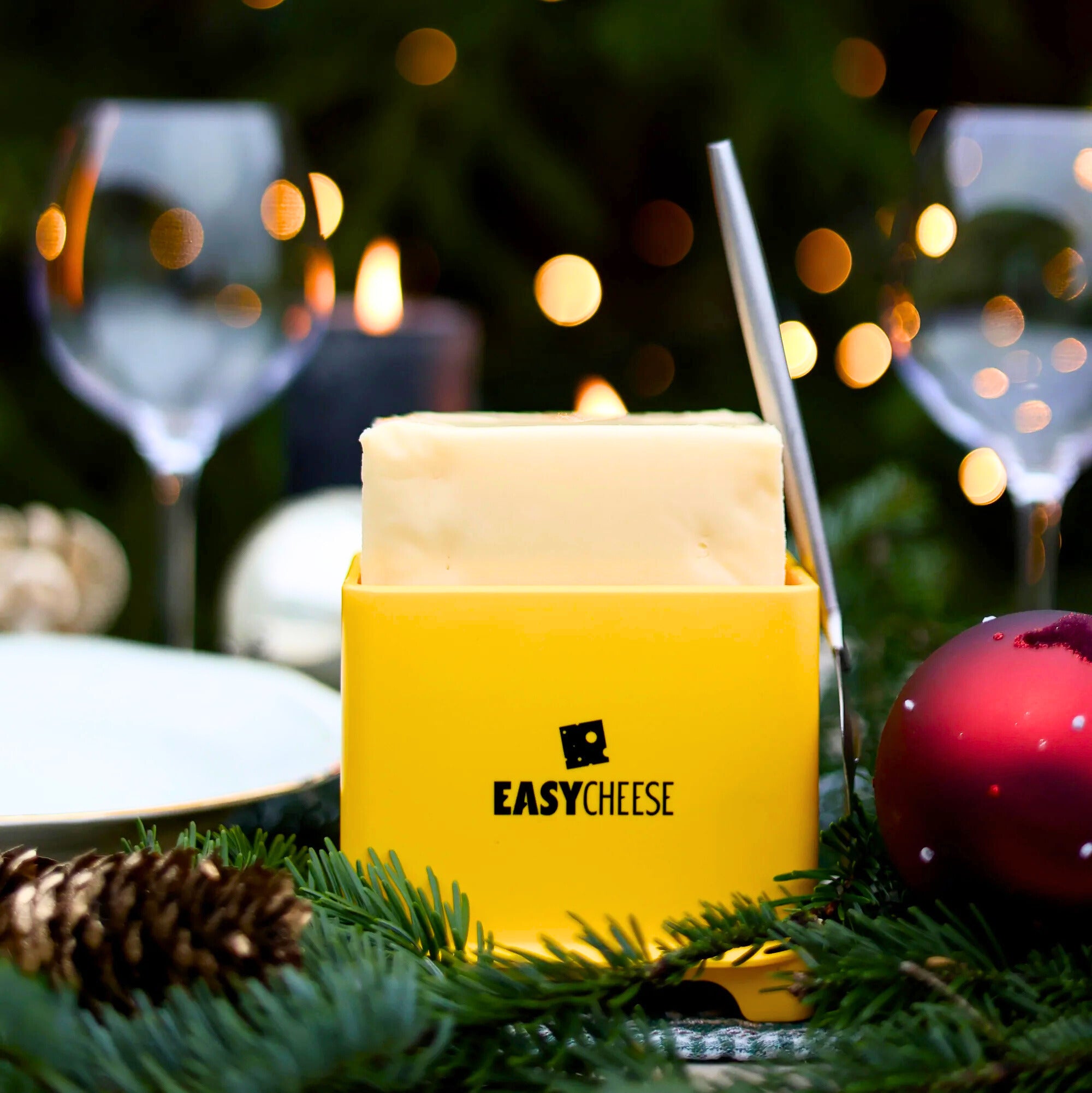 EasyCheese® Osteklokke Original - Limited Edition Gul