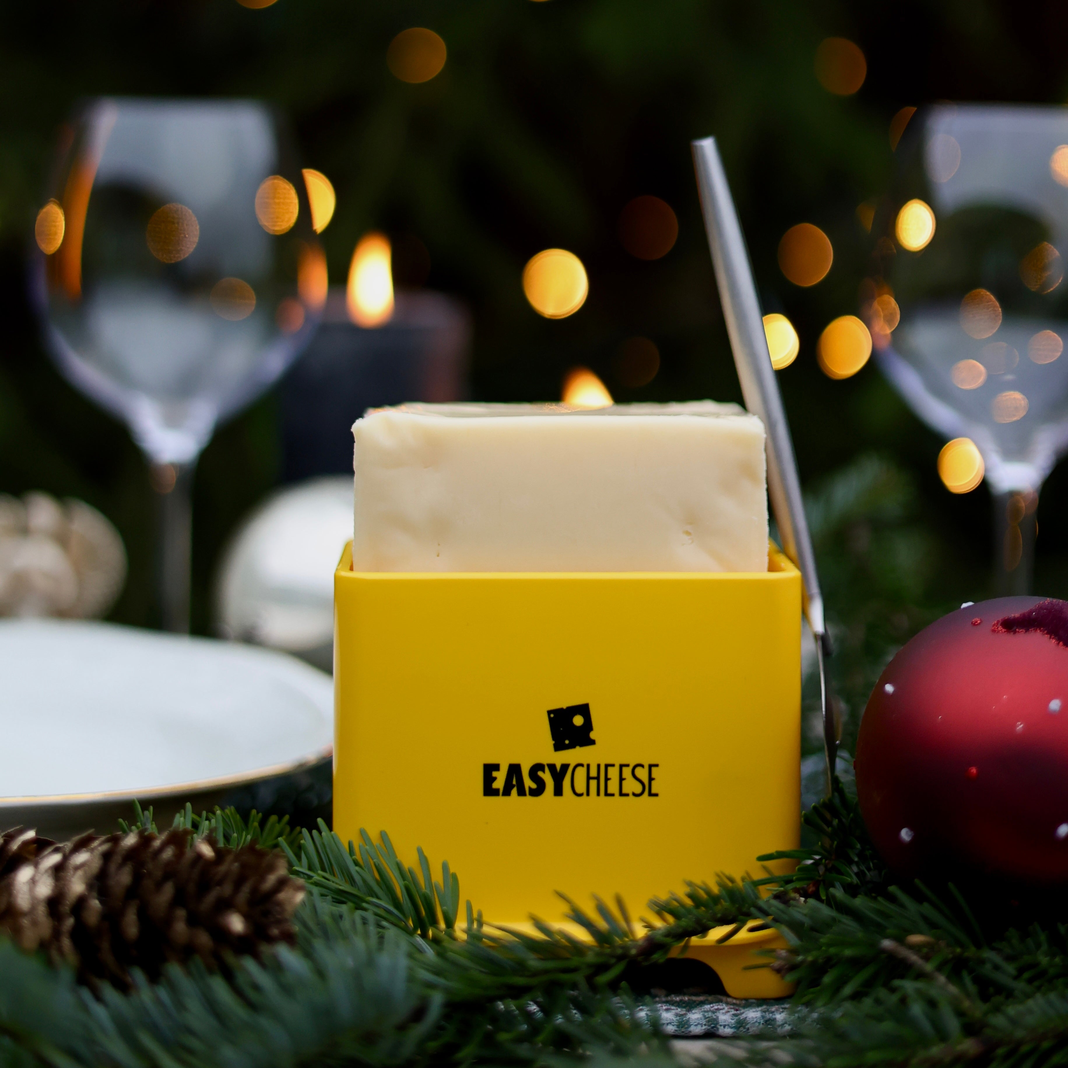 EasyCheese® Osteklokke Original - Limited Edition Gul