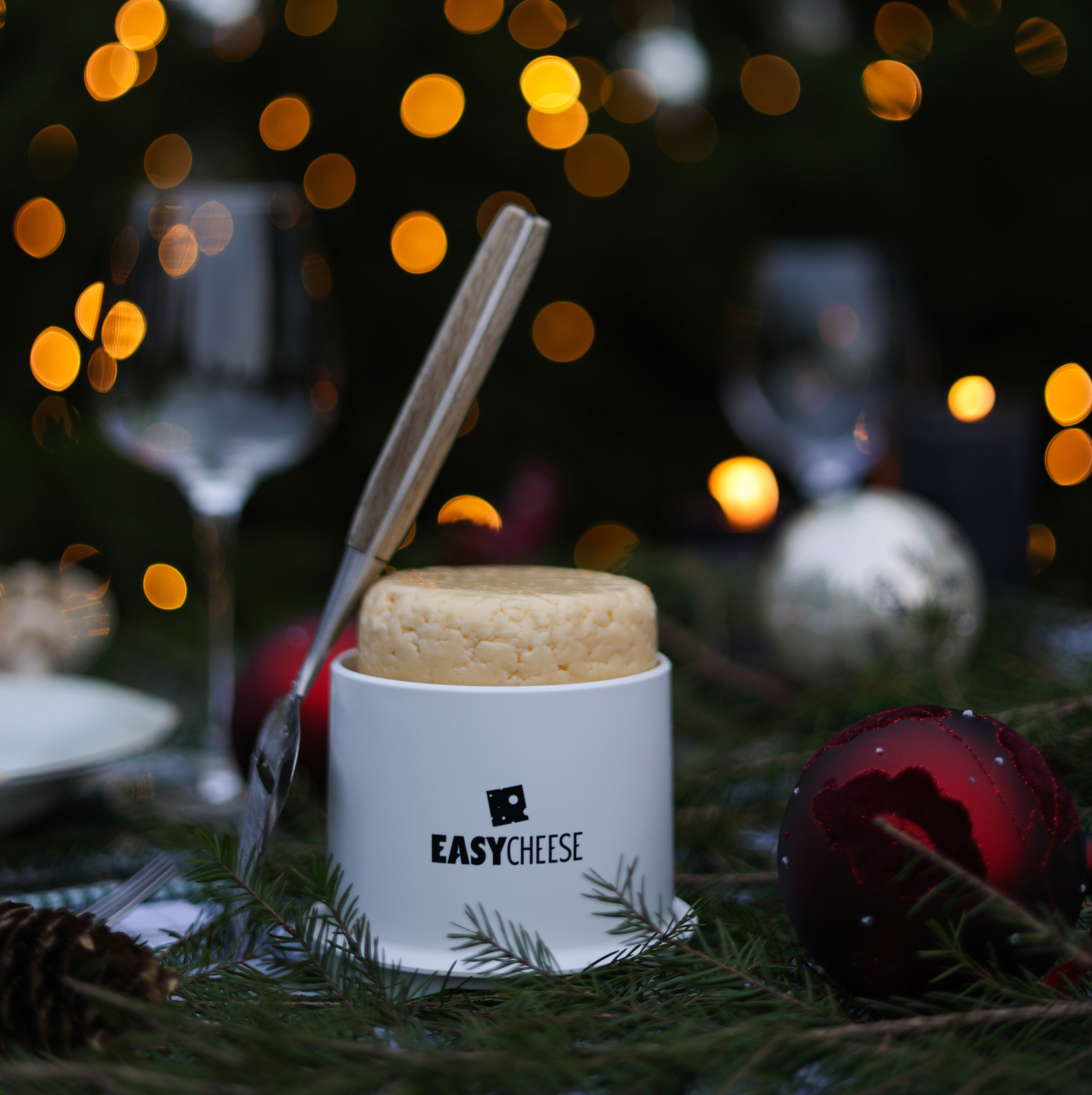 EasyCheese® Osteklokke Rund