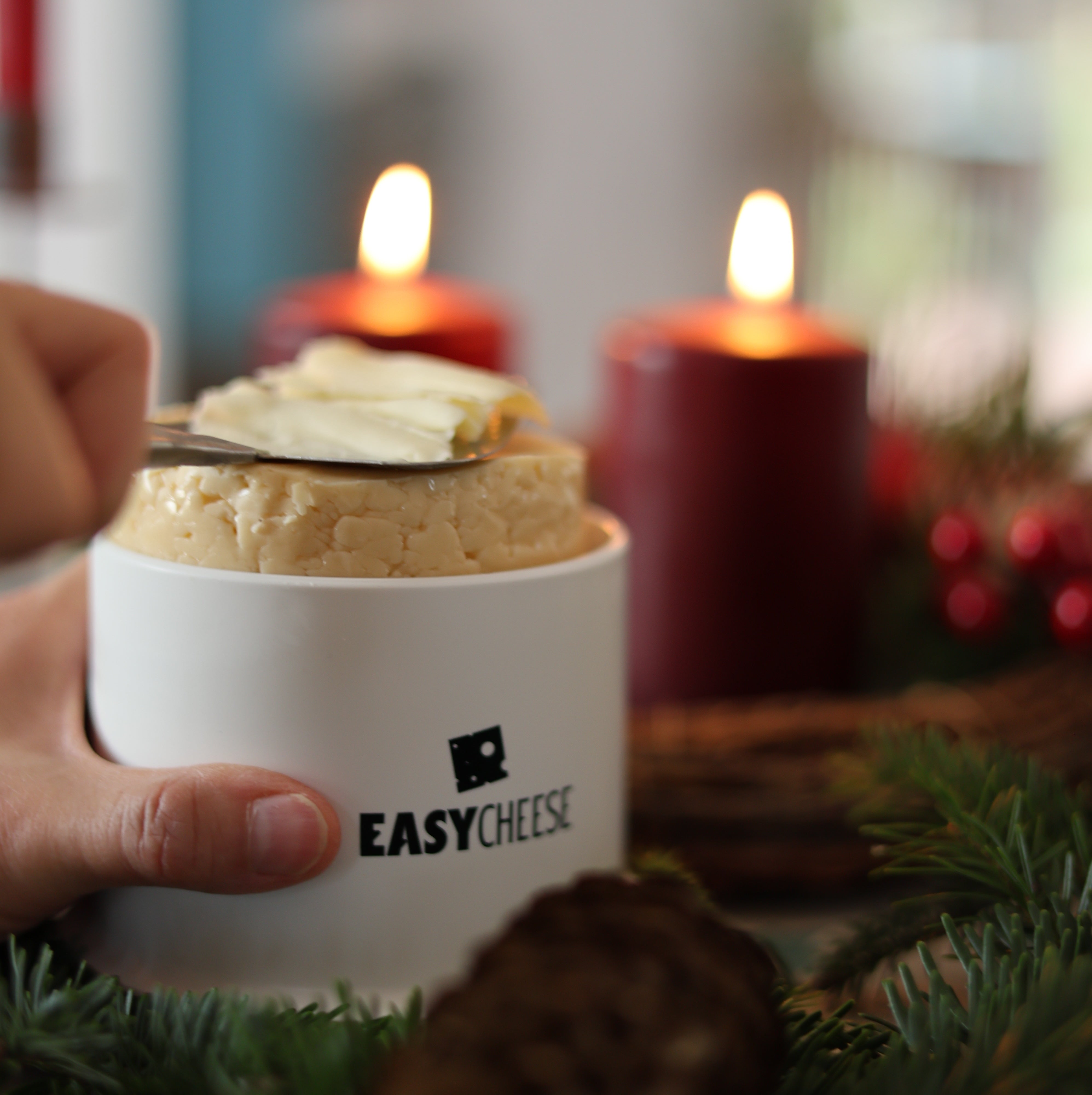 EasyCheese® Osteklokke Rund