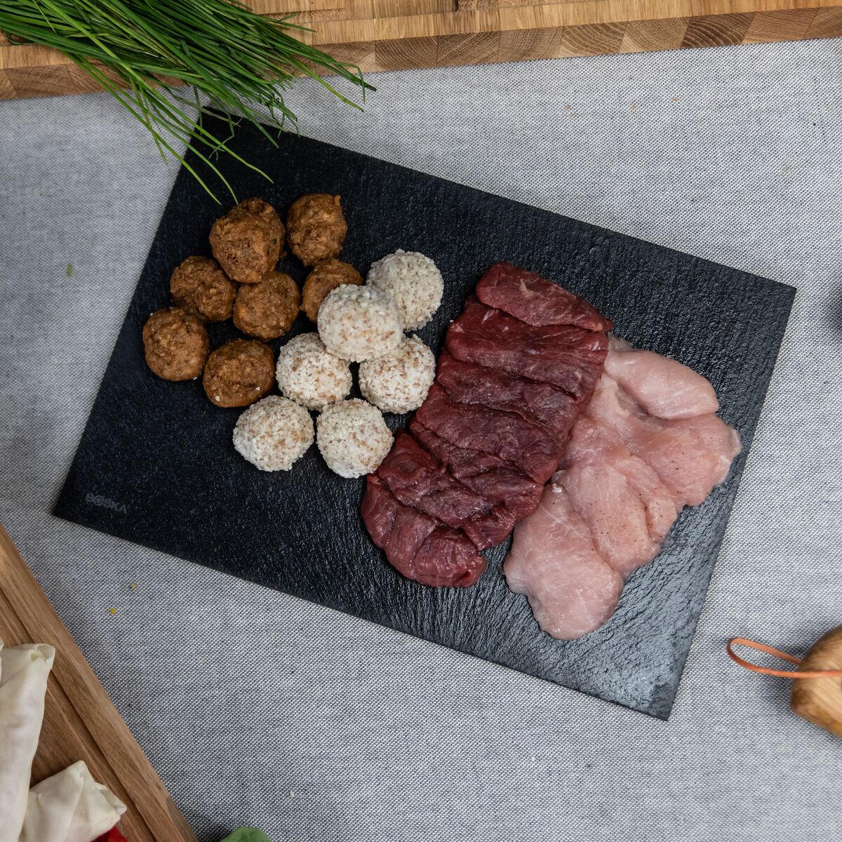 Boska Serveringsbrett i Skifer - Medium 25x15 cm