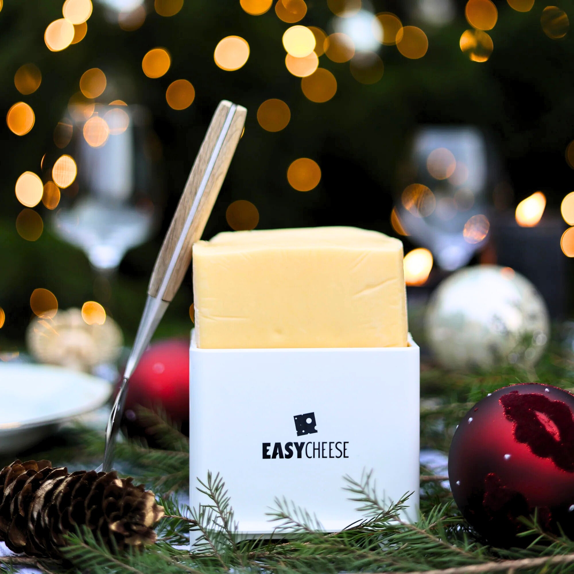 EasyCheese® Osteklokke Original - Hvit